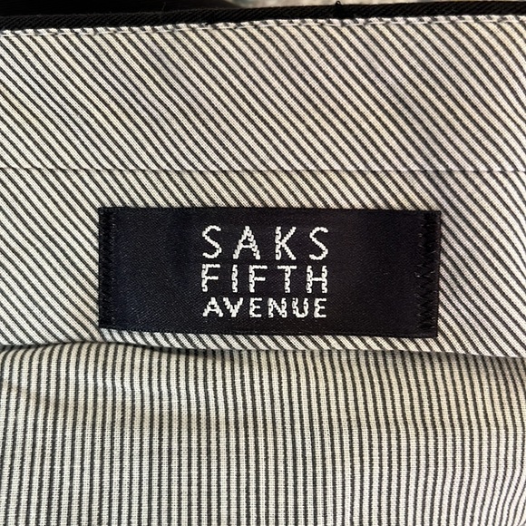 Sak’s Fifth Avenue Men’s Grey dress pants - Picture 4 of 4